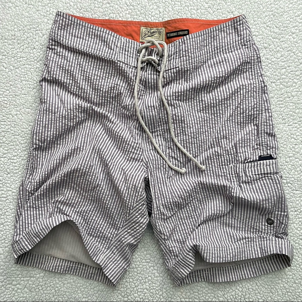 Men’s J. Crew Seersucker Board Short, 30